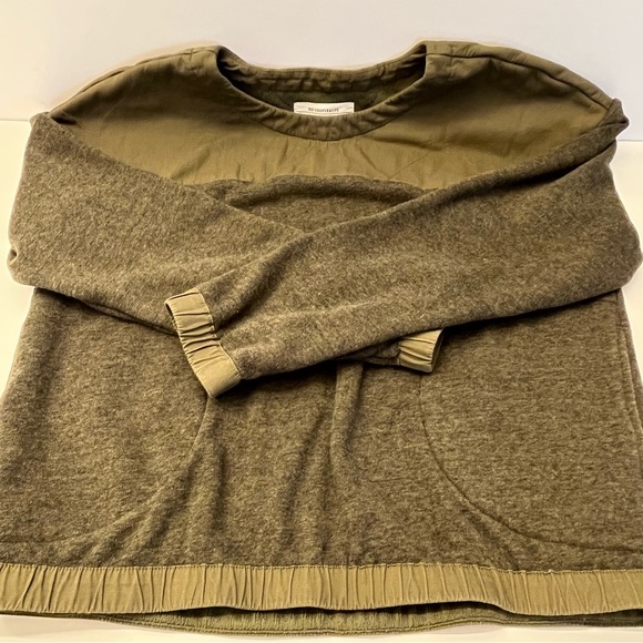 REI Cooperative Womens Nook Quilted Pullover Sweatshirt Dark Green Lg Sl… - Picture 7 of 12